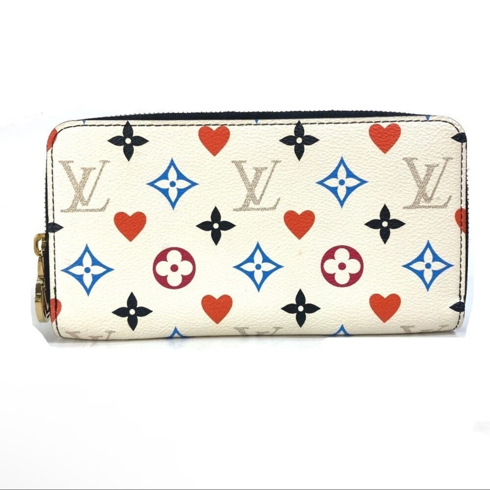Louis Vuitton White Multicolor Pattern Wallet